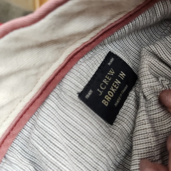 J Crew Urban Slim Broken In Light Pink Size 32/30 - Picture 4 of 6